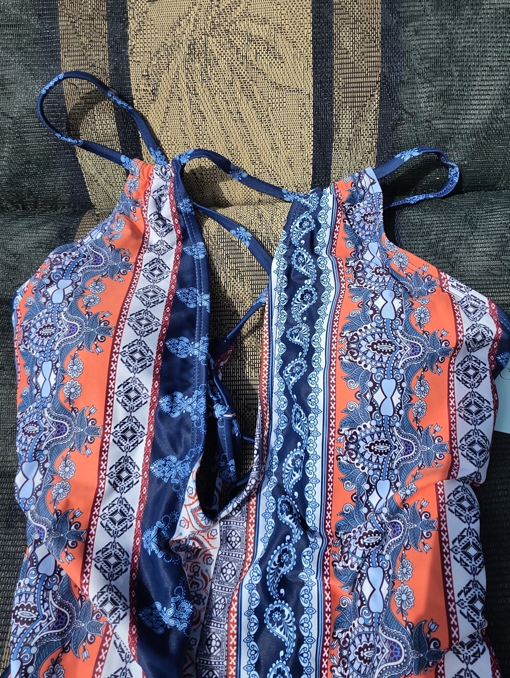 NWT Cupshe Fleet of Time One-piece Swimsuit M - Picture 6 of 10